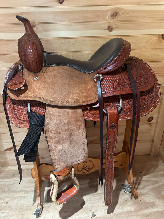 15” Silver Royal Round Rock All Around Western Saddle