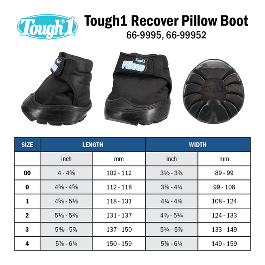 Tough1 Recover Pillow Boot - Pair