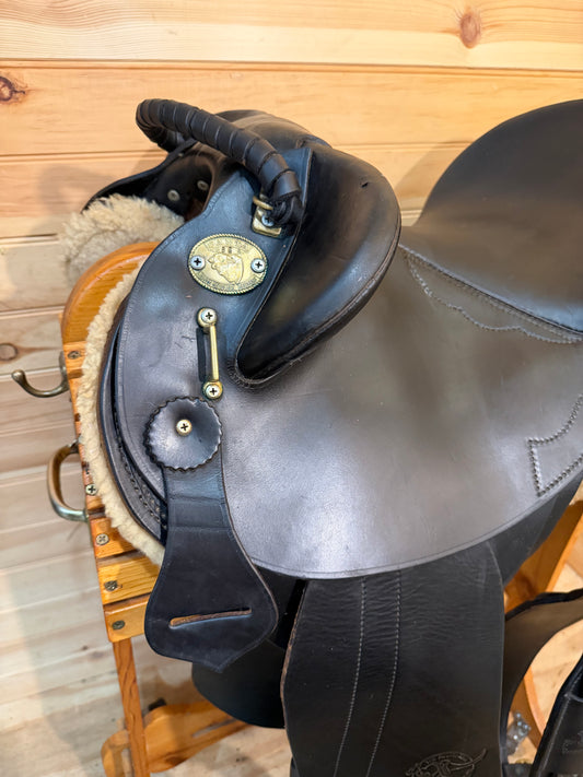 17” Australian Stock Saddle Co Santa MK III Enduro Aussie Saddle by James Saddlery