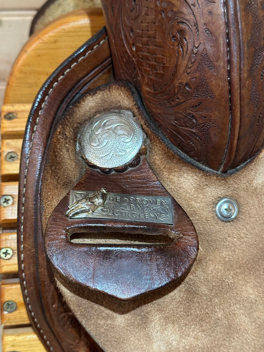 15” Circle Y Proven Barrel Racing Western Saddle
