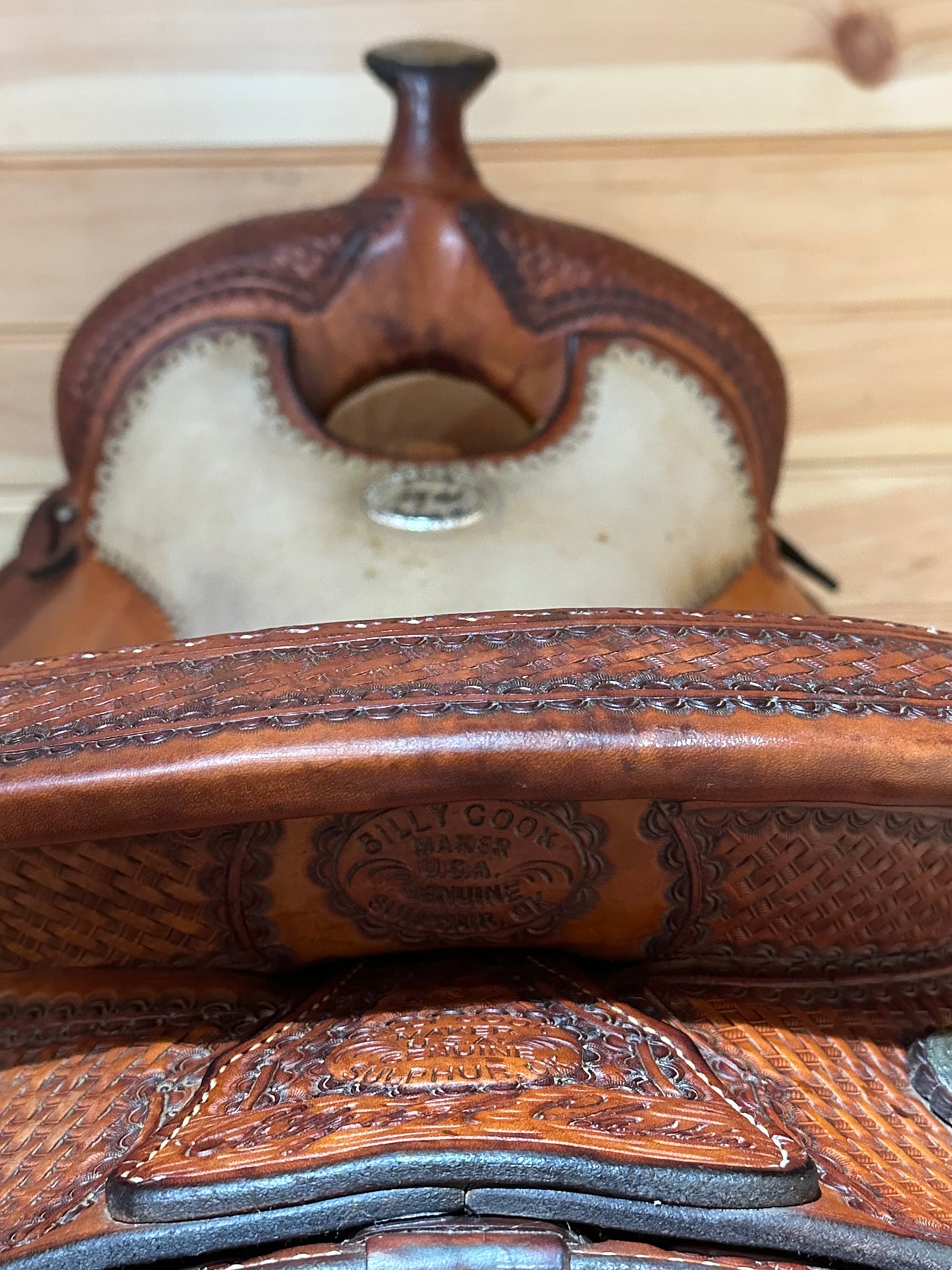 17” Billy Cook Maker Sulphur OK Reiner Western Saddle Model 6005