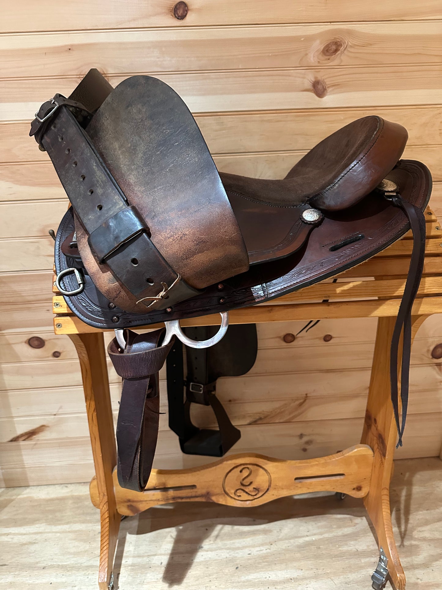 16” Big Horn Haflinger Western Trail Saddle Model 1579