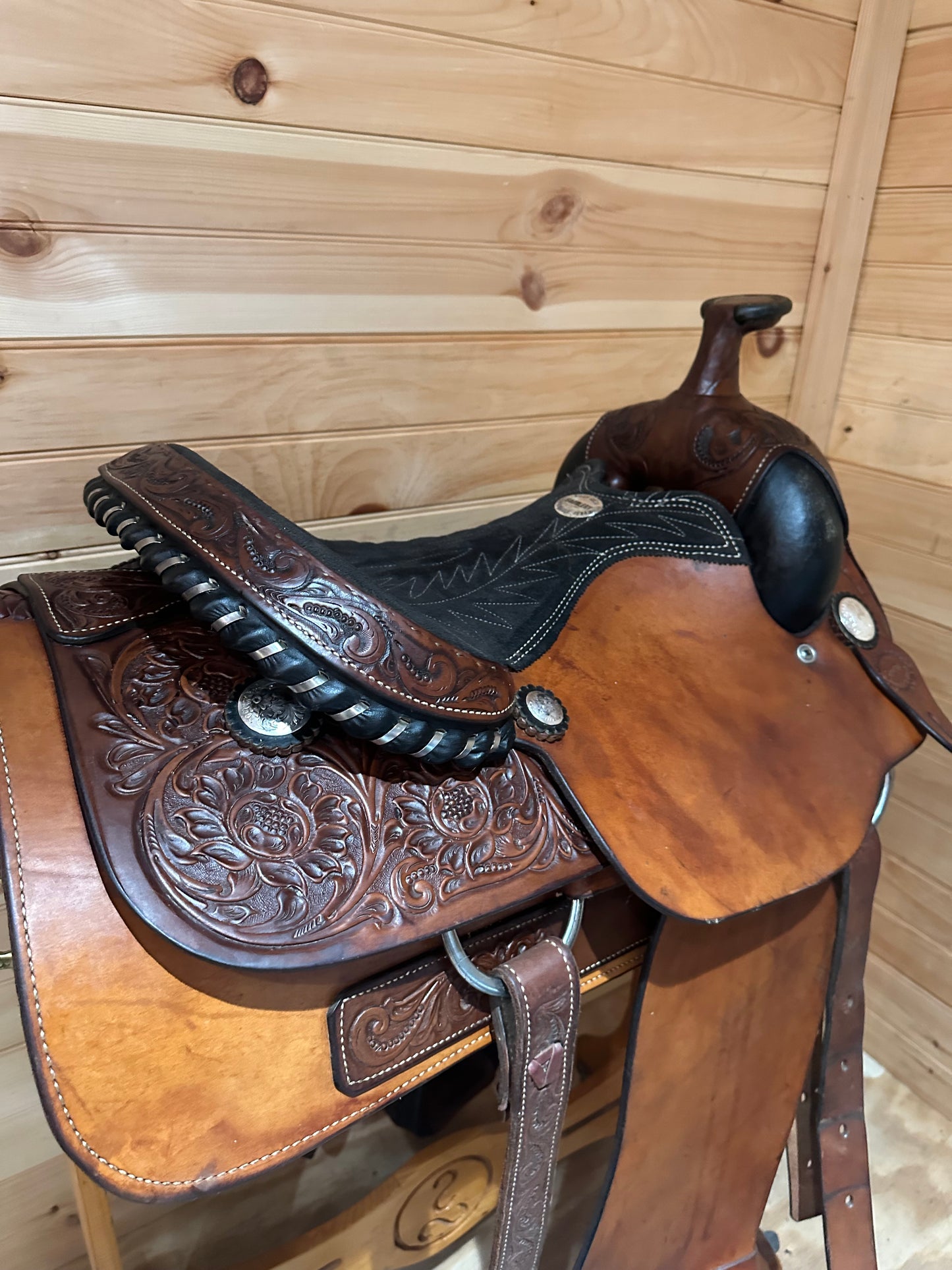 16” Billy Cook Team Roper Western Saddle Model 73638