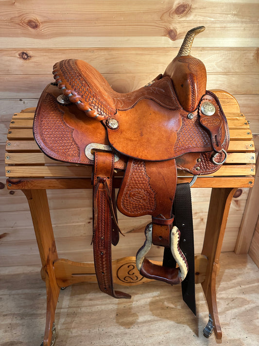 10” Billy Cook Maker Sulphur, OK Maker Youth Western Saddle Model 896