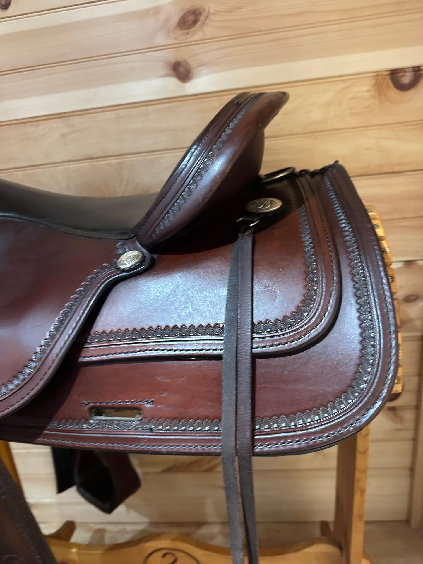 17” Circle Y Topeka Flex-Lite Western Trail Saddle Model 1551