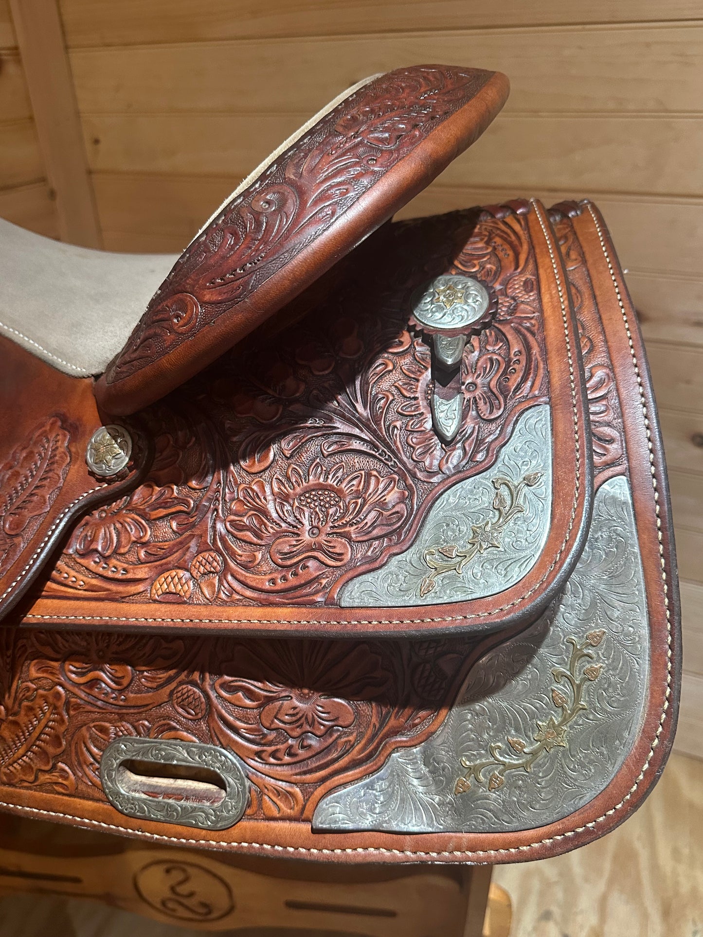 16” Circle Y Equitation Western Show Saddle Model 2893
