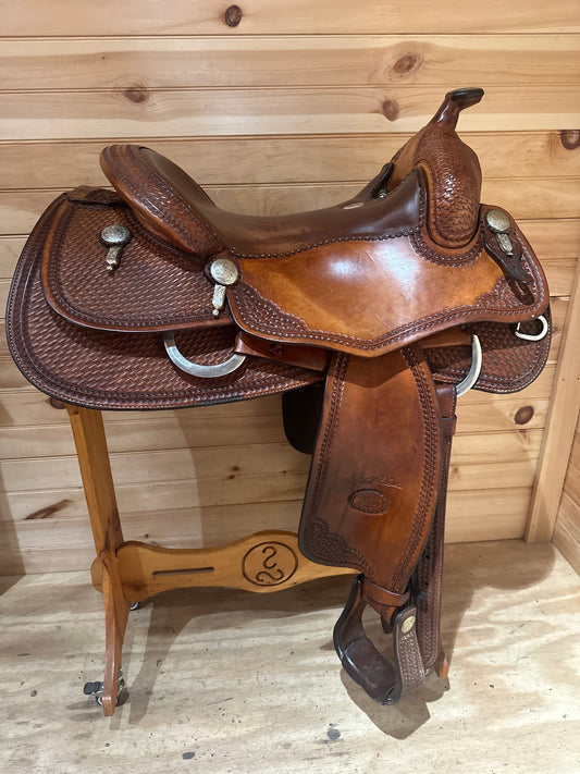16” Billy Cook Classic Reiner Sulphur OK Western Saddle Model 6005