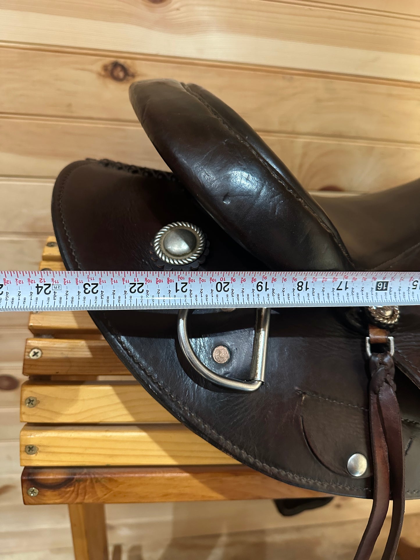 15” Circle Y Arabian Western Equitation Training Saddle Model 2130