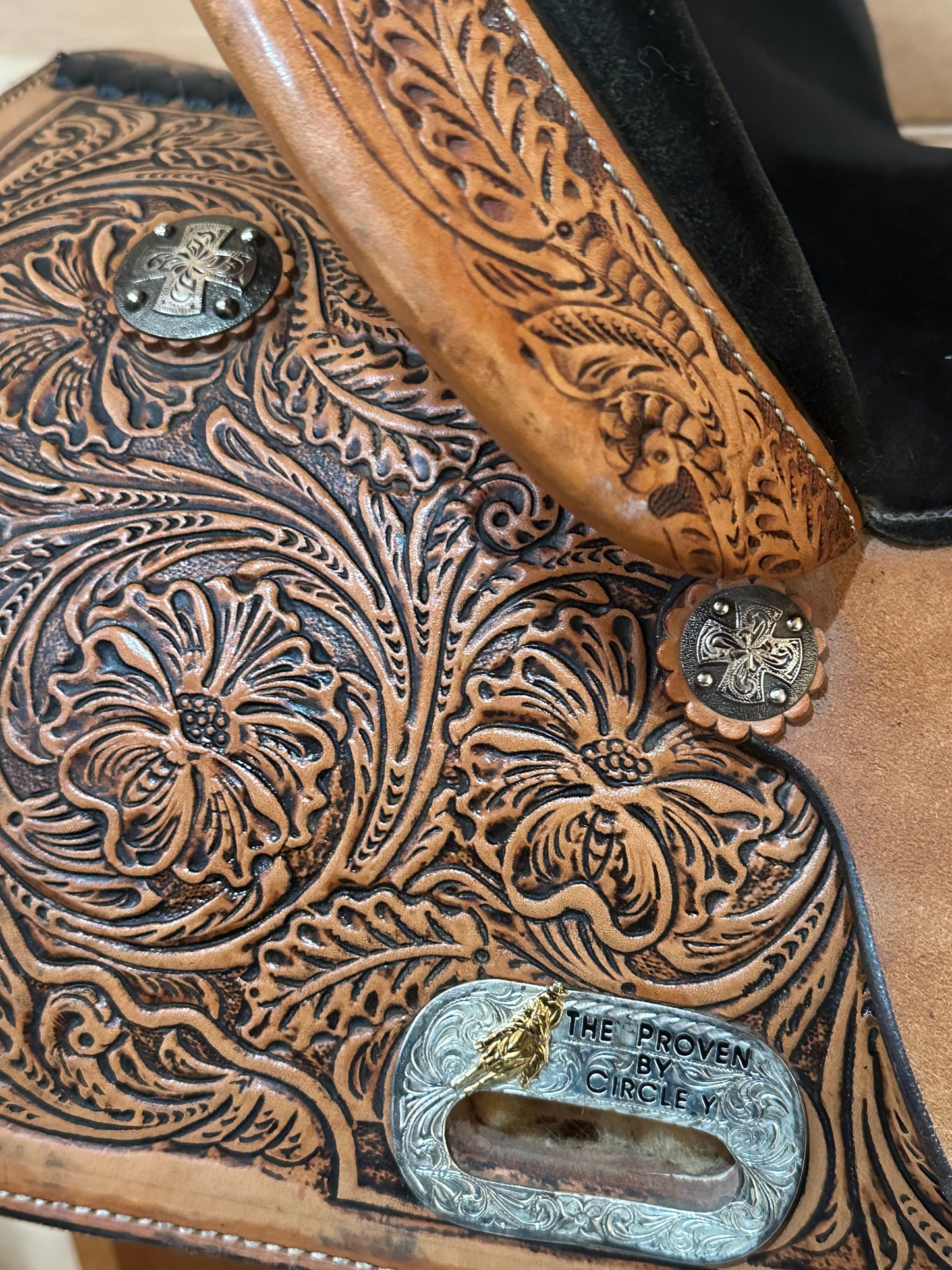 14” Circle Y The Proven Mansfield Western Barrel Saddle Model 6221 (2021 Year)