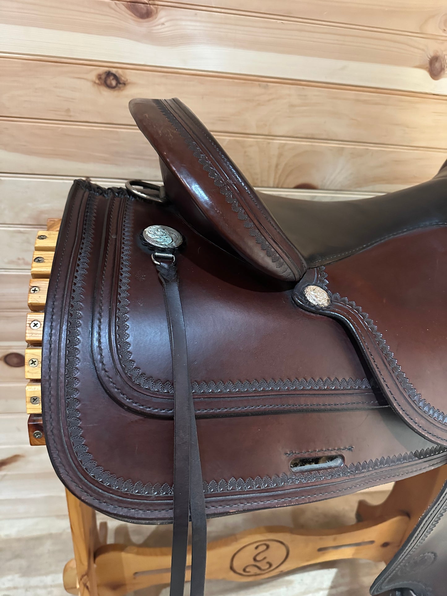 17” Circle Y Topeka Flex-Lite Western Trail Saddle Model 1551