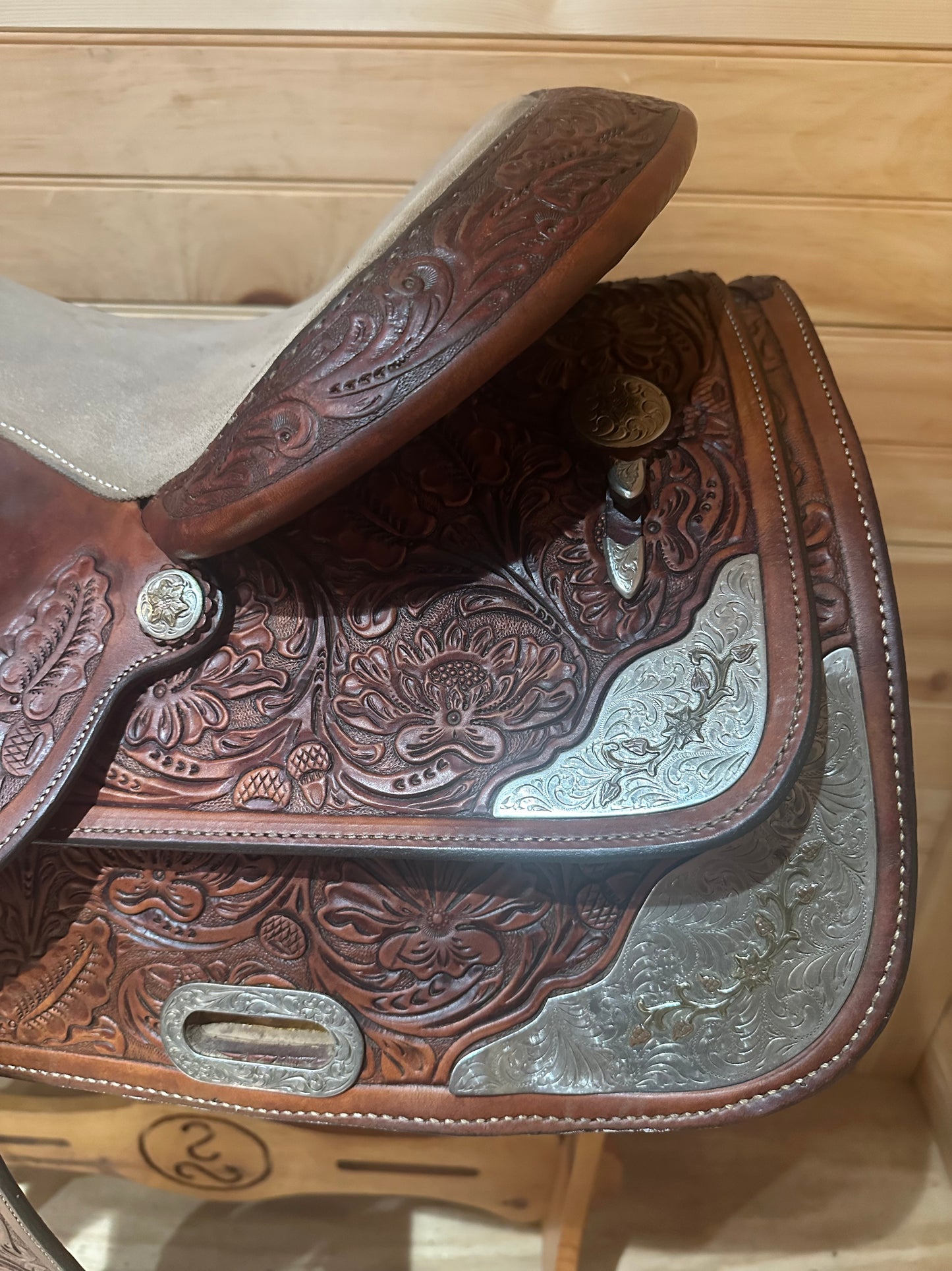 16” Circle Y Equitation Western Show Saddle Model 2893