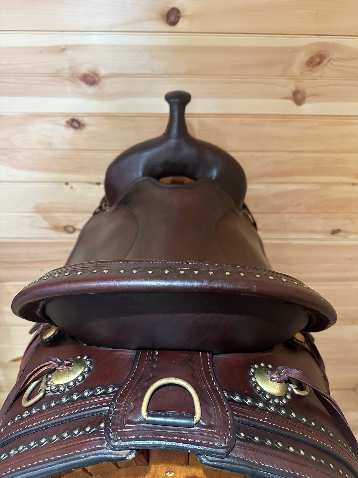 17” Circle Y Shawnee Flex-Lite Western Trail Saddle Model 1653