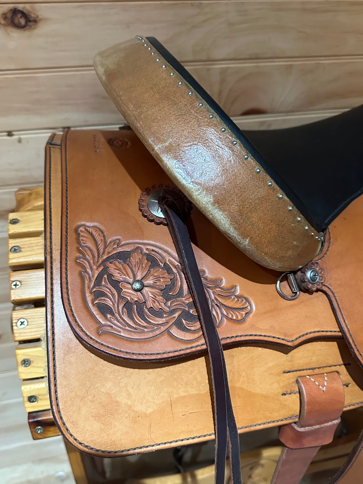 15” Pikes Peak Saddlery Custom Bob Brenner Western Trail Saddle