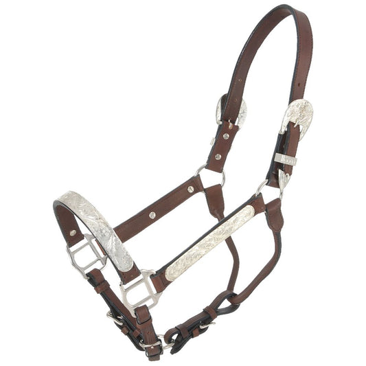 Royal King Silver Bar Show Halter - Full