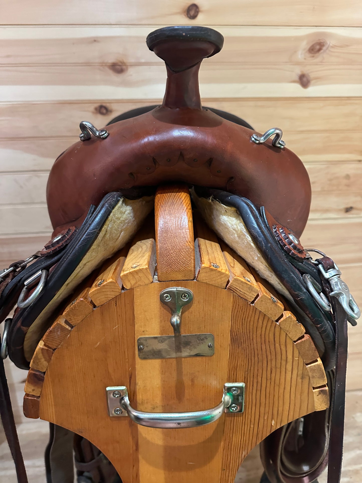 15.5” Tex Tan Hereford Tex-Flex Round Skirt Western Trail Saddle