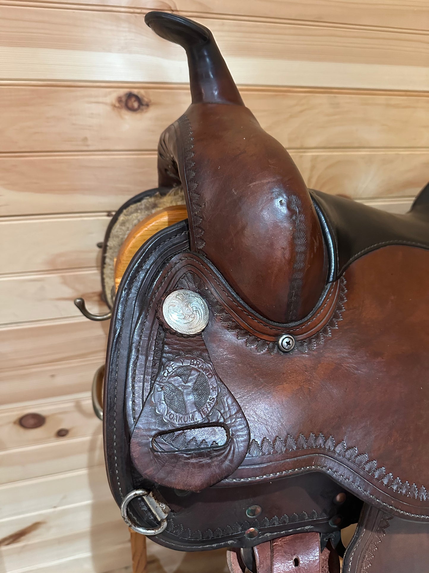 17” Circle Y Topeka Flex-Lite Western Trail Saddle Model 1551