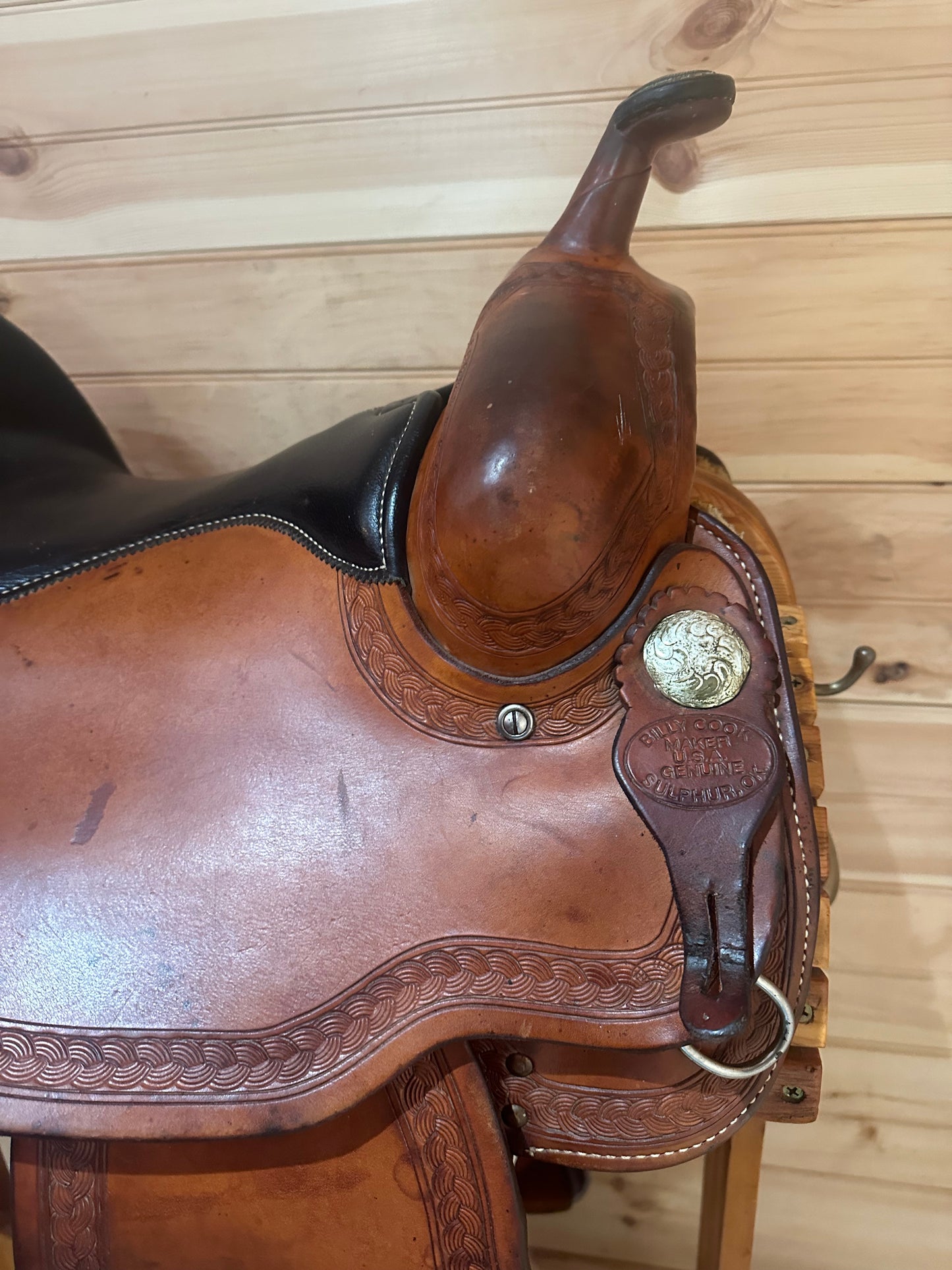 16” Billy Cook Maker Sulphur, OK Western Trail Saddle Model 1785