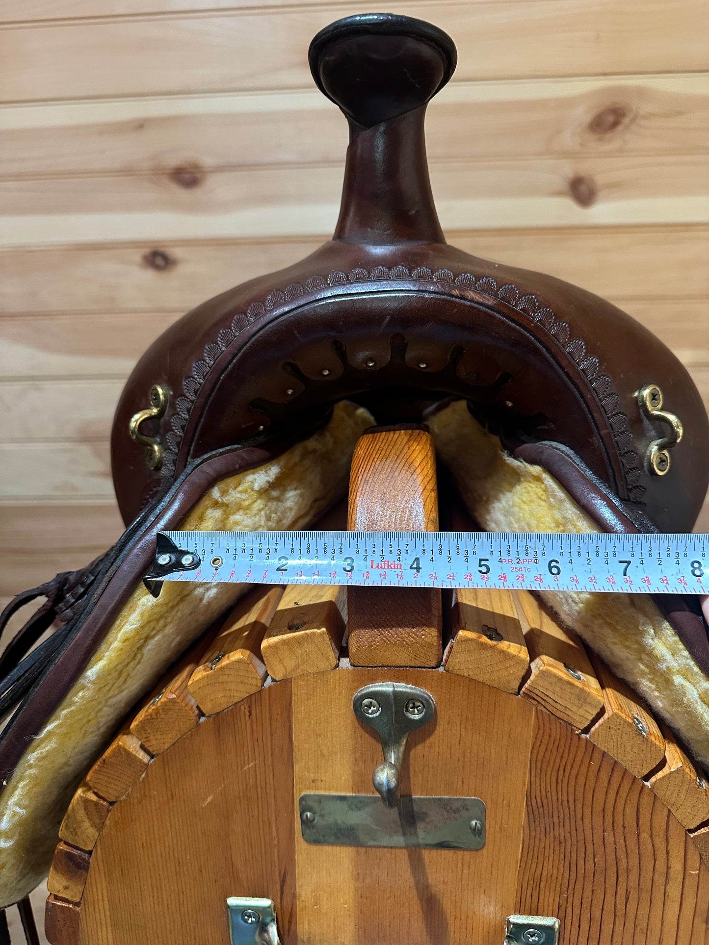 16” Circle Y Flex-Lite Round Skirt Western Trail Saddle Model 1548