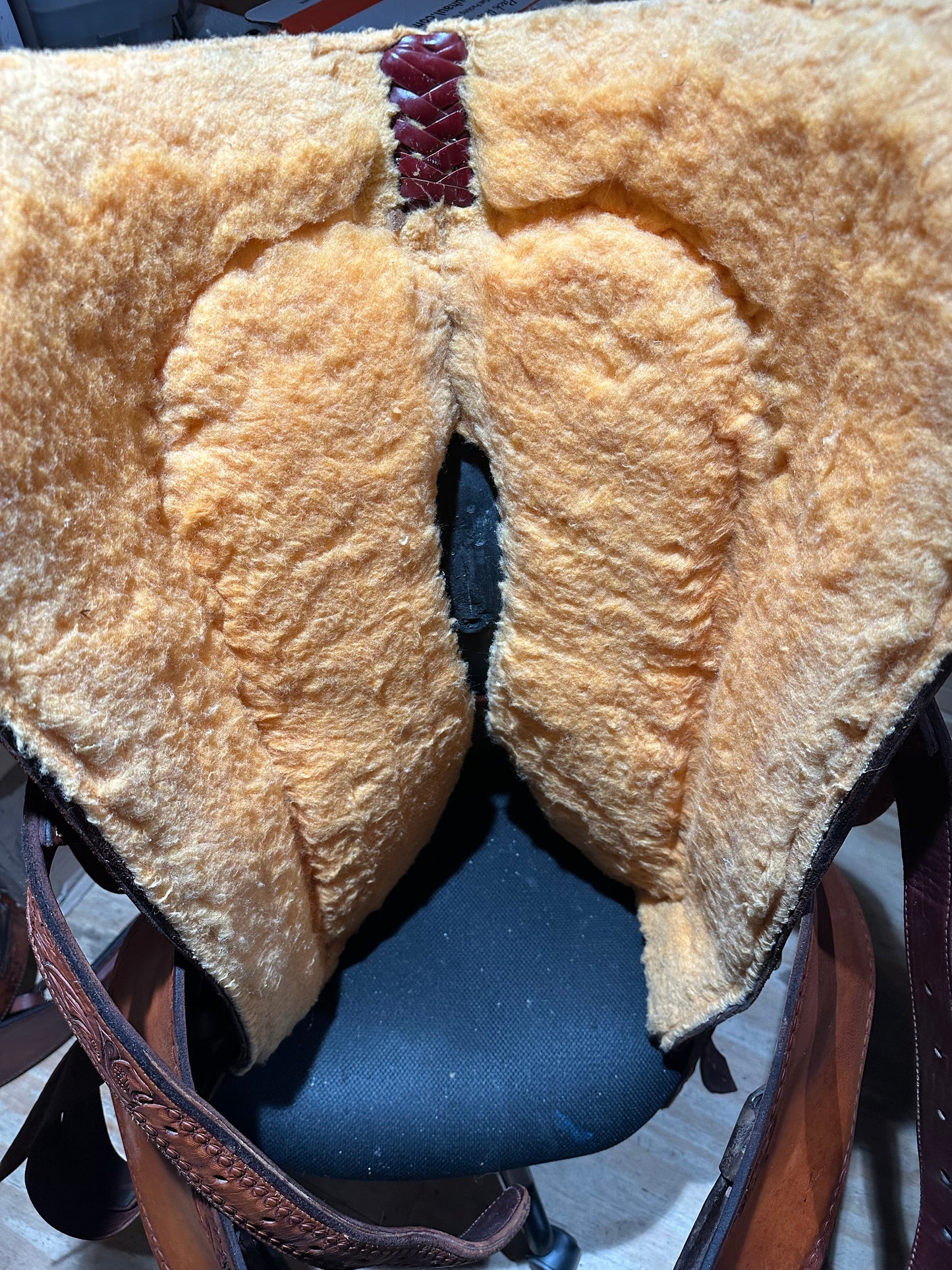 15.5” Original Billy Cook Classic Roping Saddle Sulphur OK Model 2068