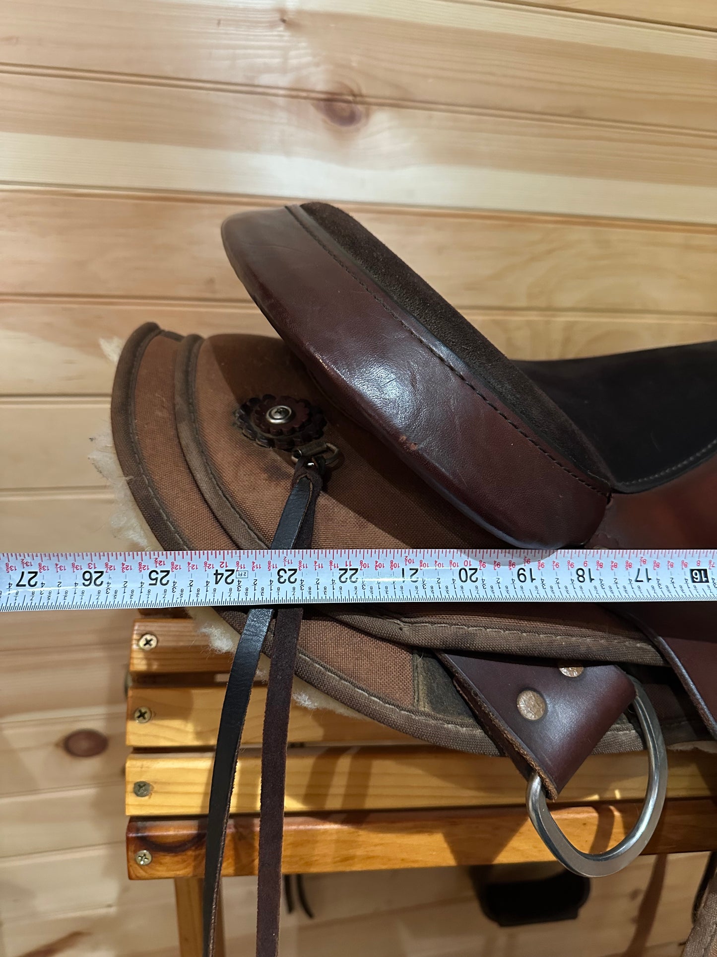 17” Circle Y High Horse El Campo Gaited Western Trail Saddle Model 6970