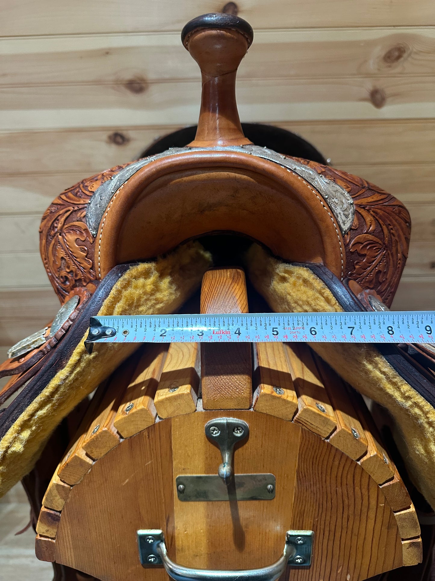 15” Billy Cook Maker Sulphur,OK Silver Barrel Racing Saddle Model 2000