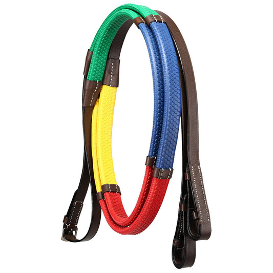 Rubber Grip Schooling Reins
