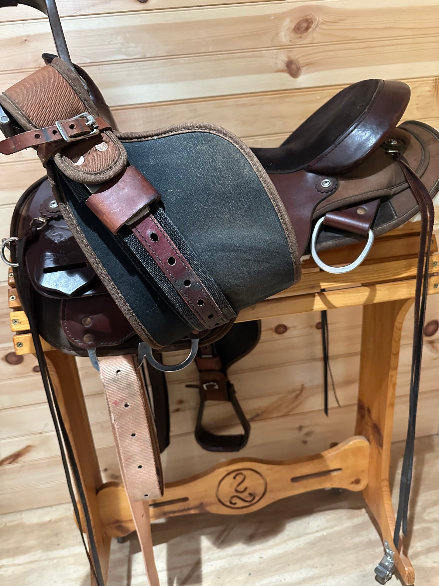 17” Circle Y High Horse El Campo Gaited Western Trail Saddle Model 6970
