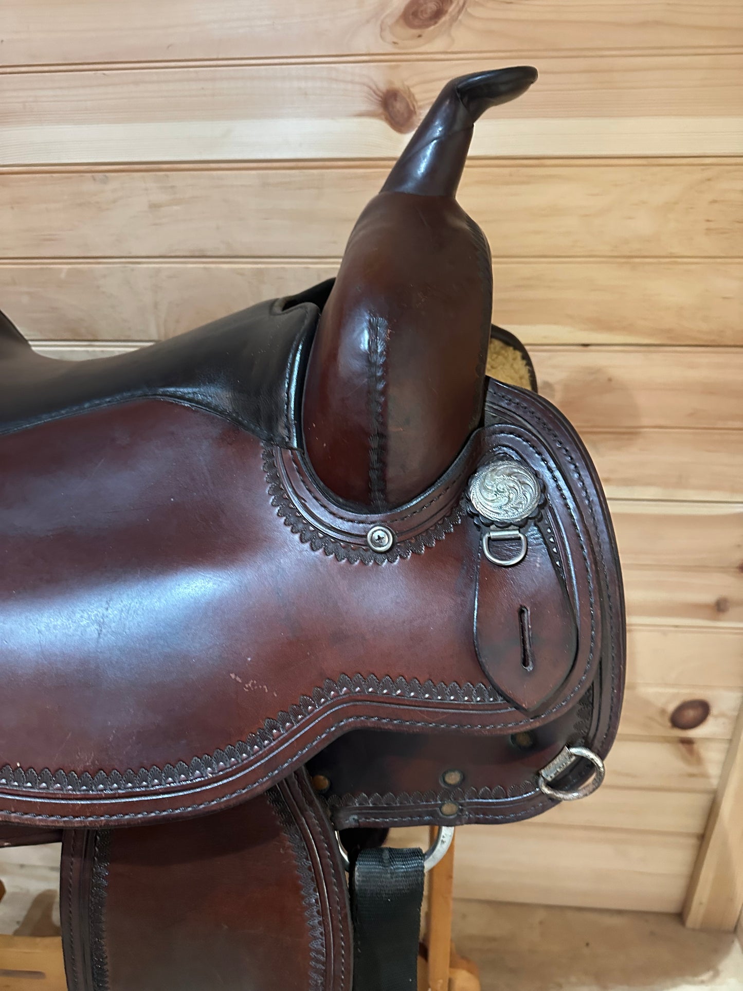 17” Circle Y Topeka Flex-Lite Western Trail Saddle Model 1551
