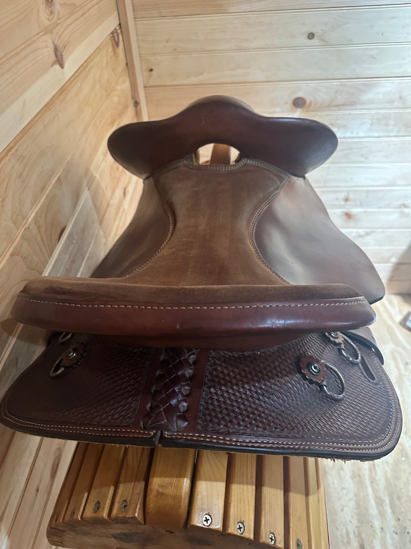 15” MCS Guy McLean Cattleman Aussie Stock Saddle