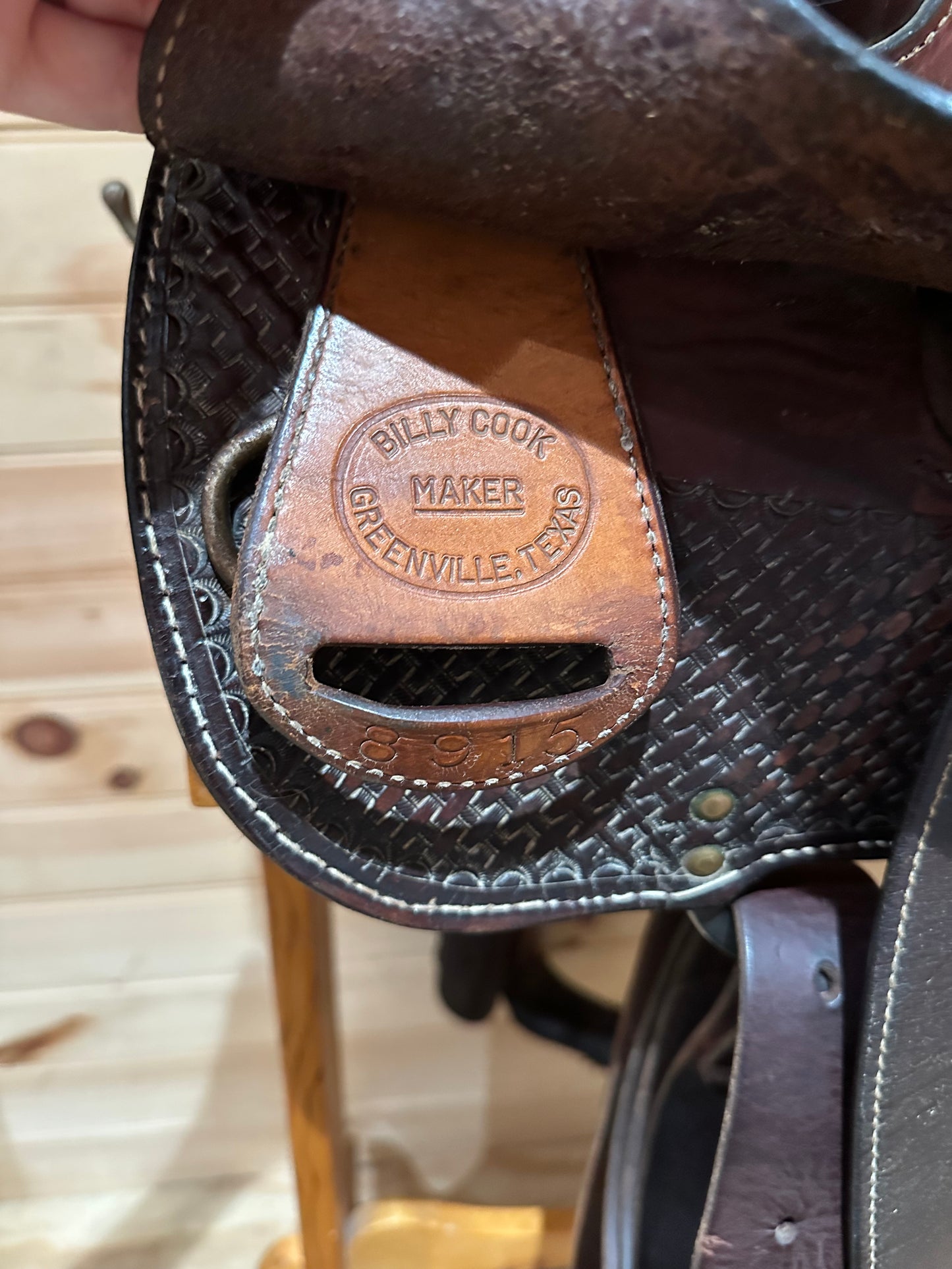 16” Billy Cook Maker Equitation Western Pleasure Saddle Model 8915