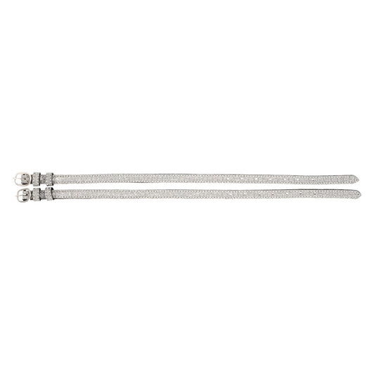 Equitare Sparkly Croc English Spur Straps