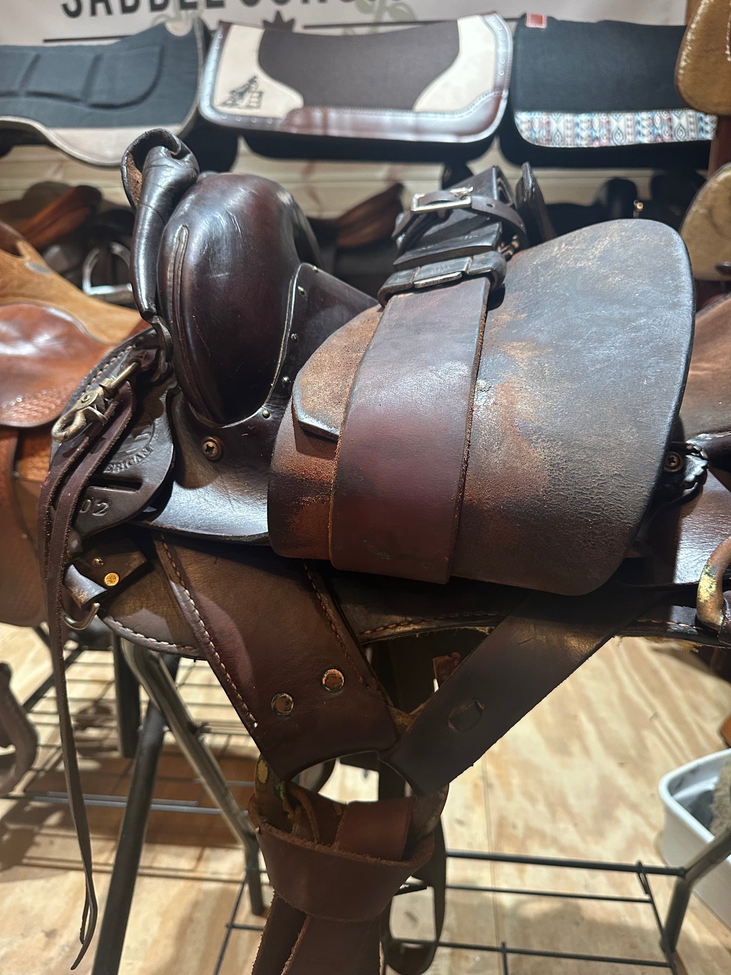 16.5” Circle A American Saddlery Endurance Trail Saddle Model 802
