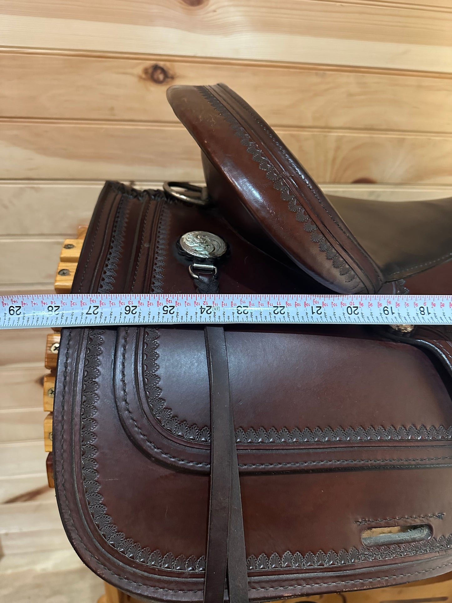 17” Circle Y Topeka Flex-Lite Western Trail Saddle Model 1551