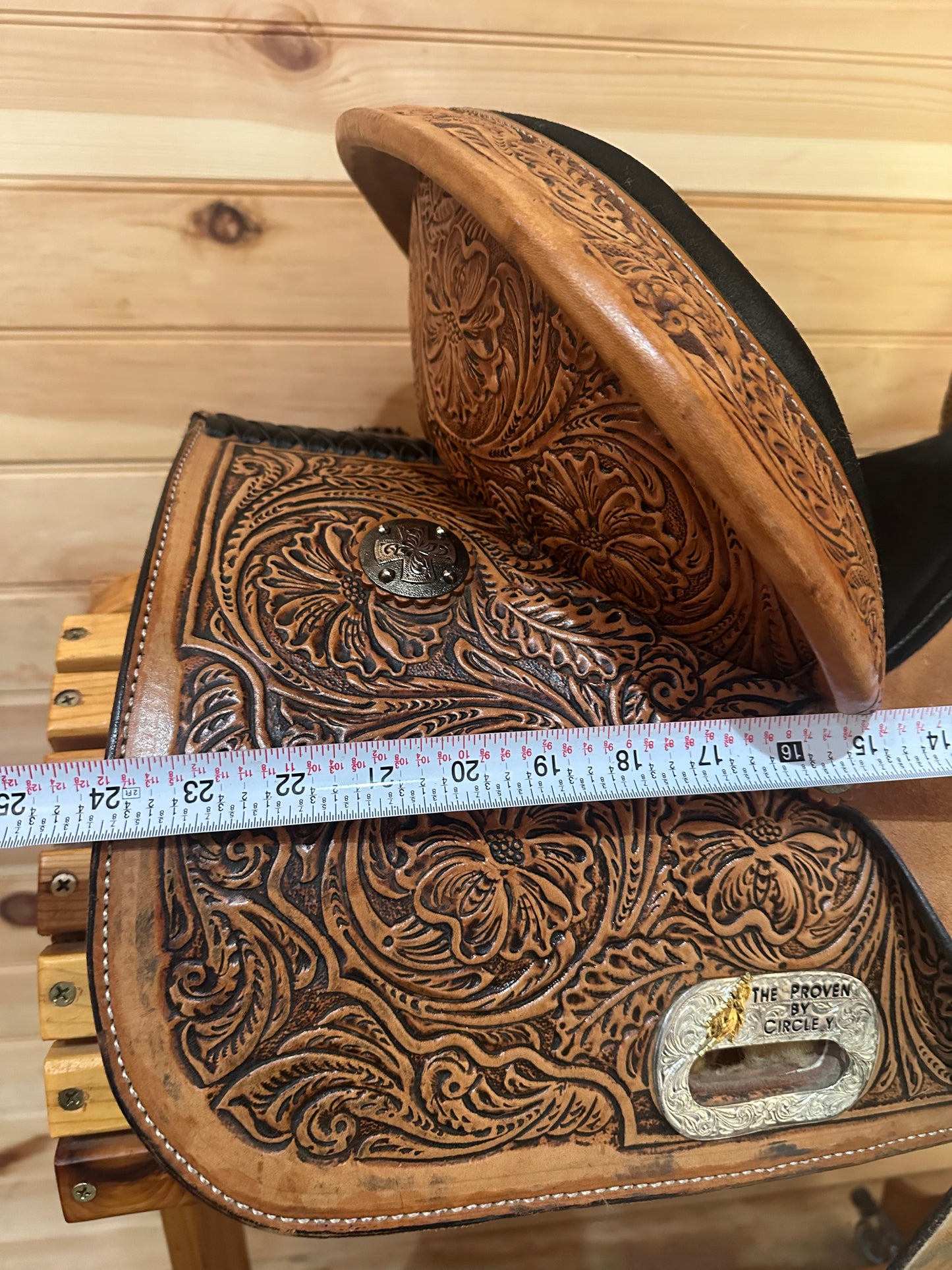 14” Circle Y The Proven Mansfield Western Barrel Saddle Model 6221 (2021 Year)