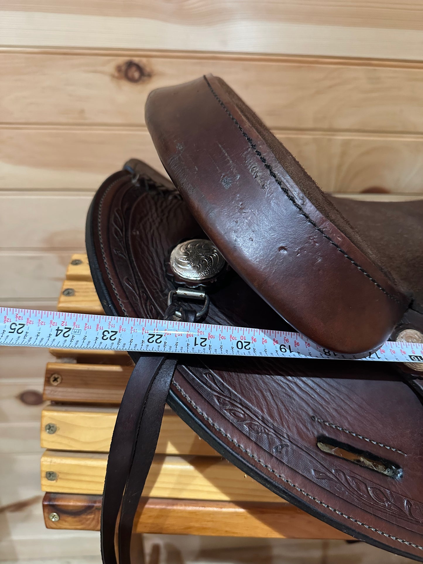 16” Big Horn Haflinger Western Trail Saddle Model 1579