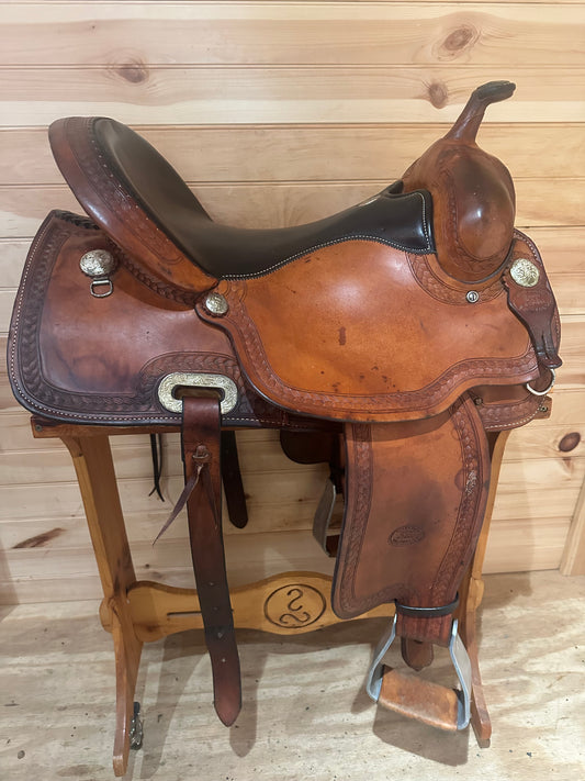 16” Billy Cook Maker Sulphur, OK Western Trail Saddle Model 1785