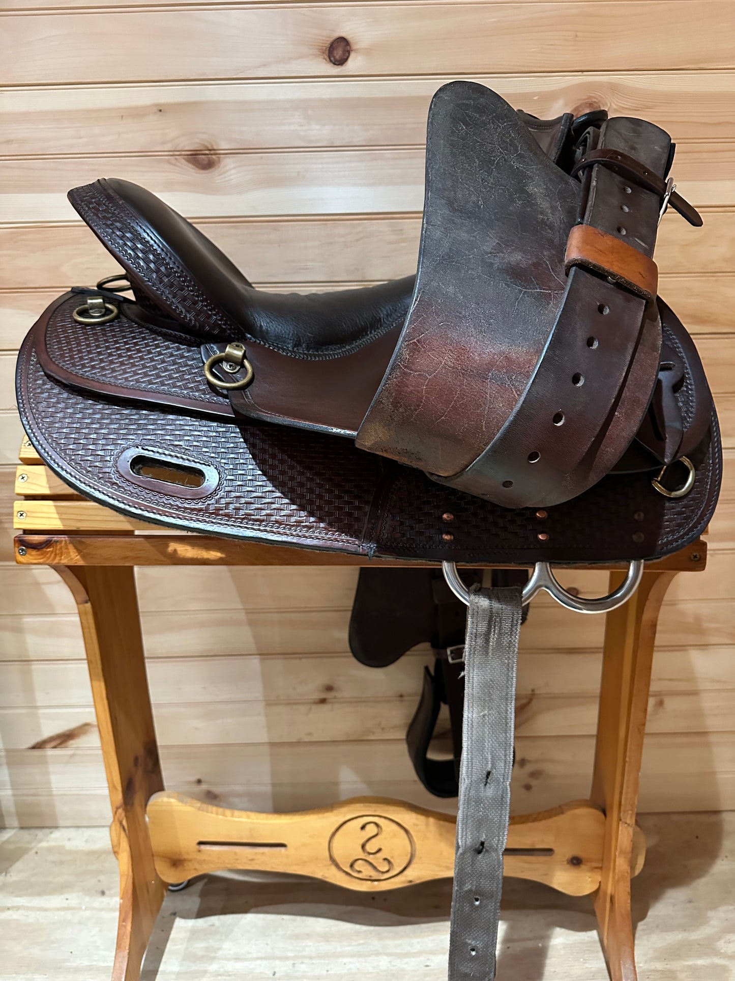 17” Big Horn Tennessee Walking Horse Trail Saddle Model 1700