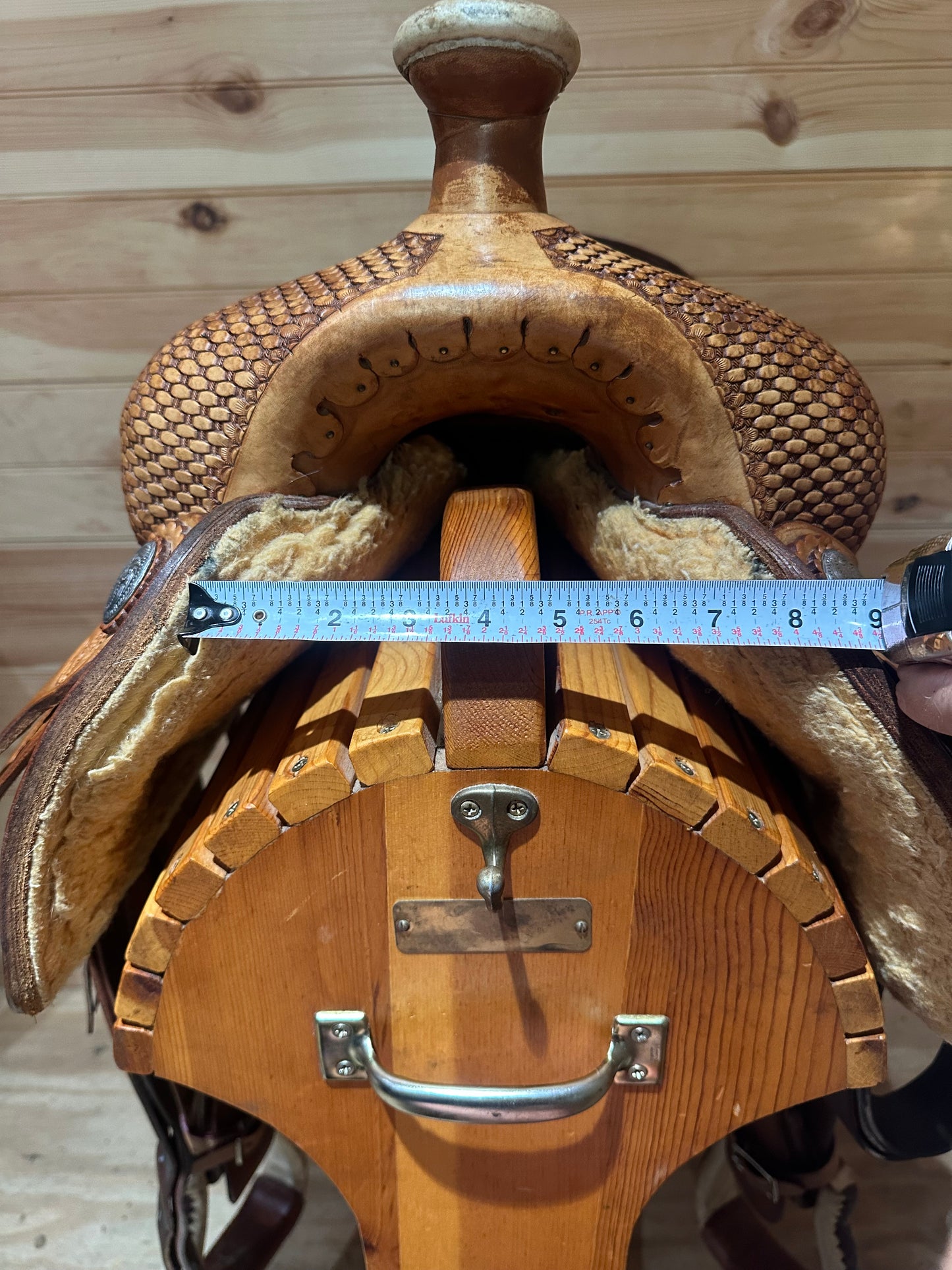 14.5” Billy Cook Basket Stamped Ladies All Around Western Saddle 2046