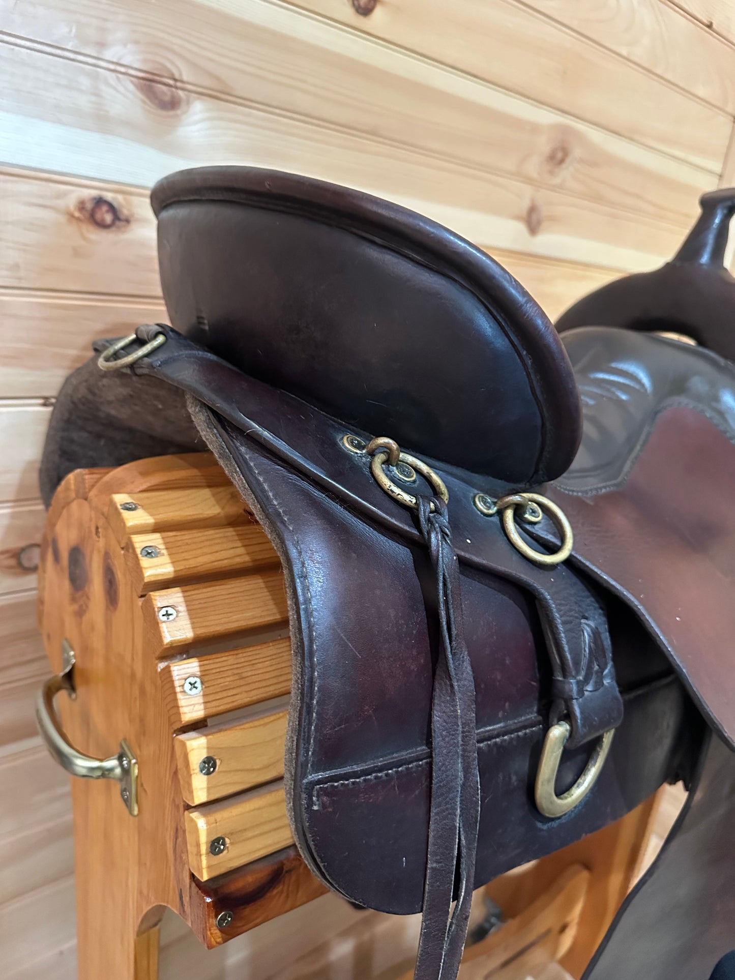 17.5” Tucker Saddlery Cheyenne Western Trail Saddle Model 157
