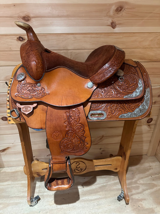 13” Circle Y Youth Western Show Saddle Model 3491