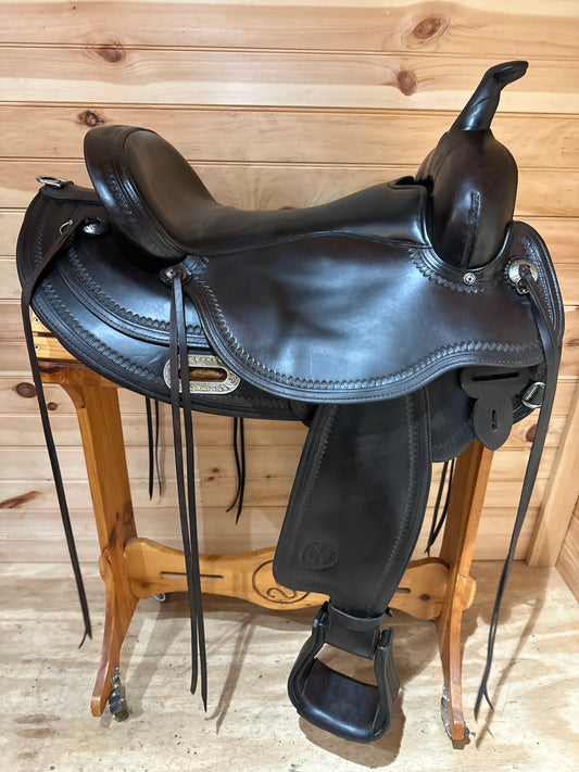 16” Circle Y Omaha Flex2 Western Trail Saddle Model 1554