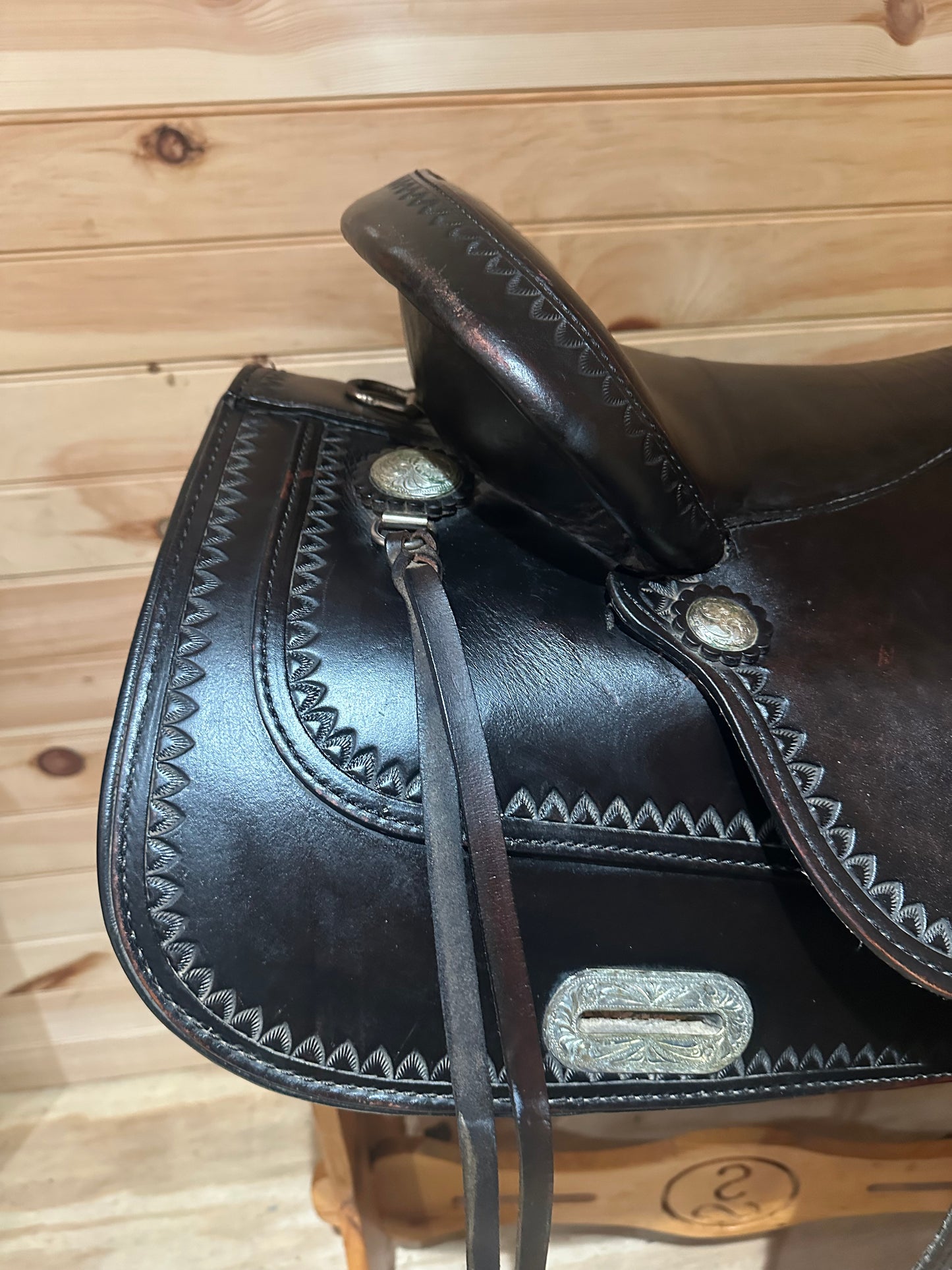17” Tex Tan Hereford Tex-Flex Western Trail Saddle Model 08TF402B7