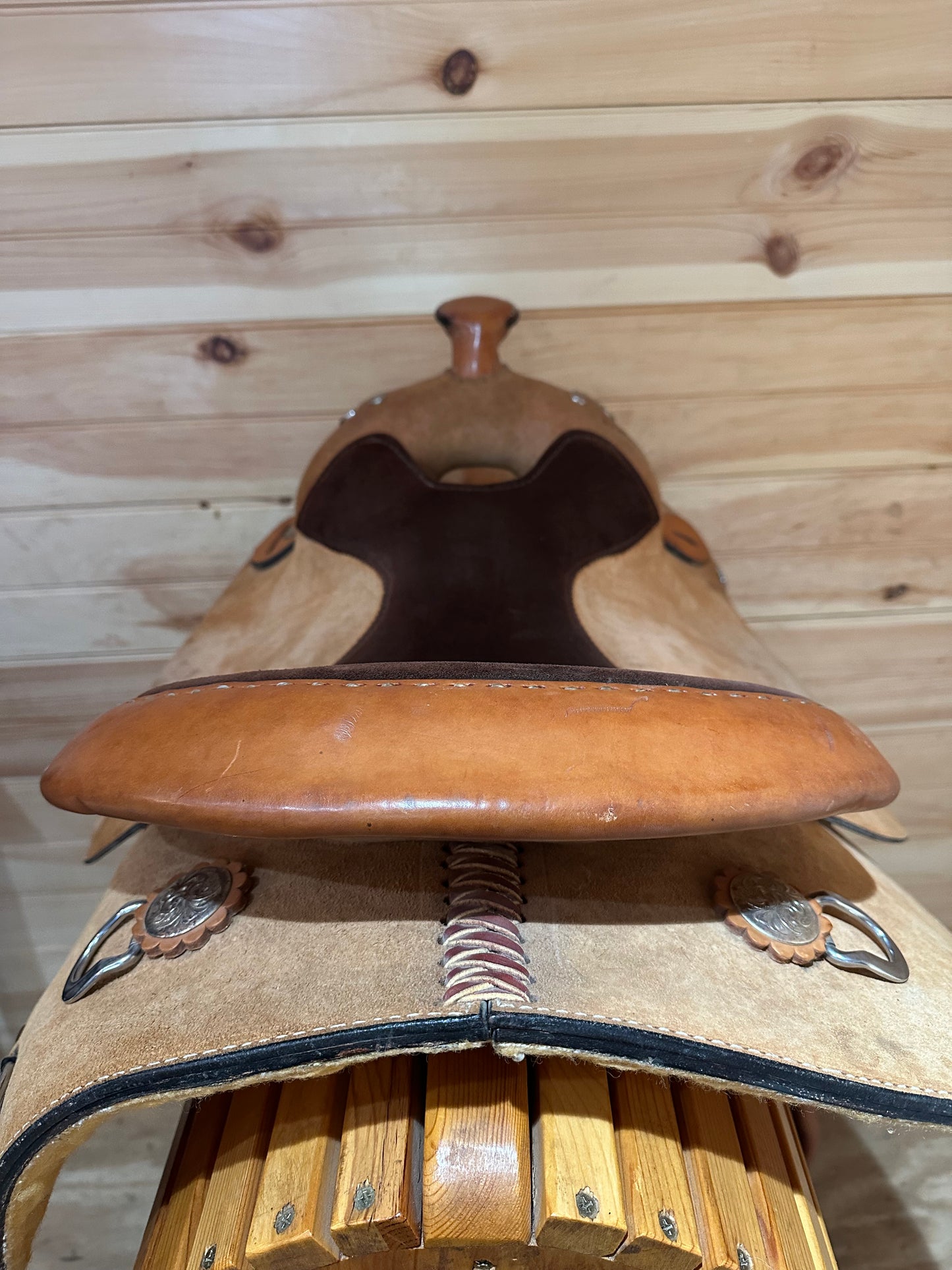 15.5” Circle Y Western Work Training Saddle Model 1440