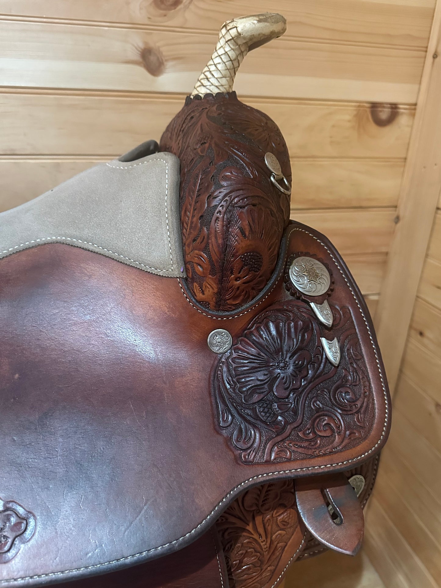 16” Circle Y Equitation Western Show Saddle Model 2893