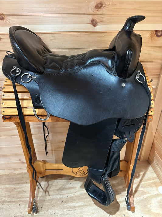 16.5” Tucker Black Mountain Western Trail Saddle Model 261