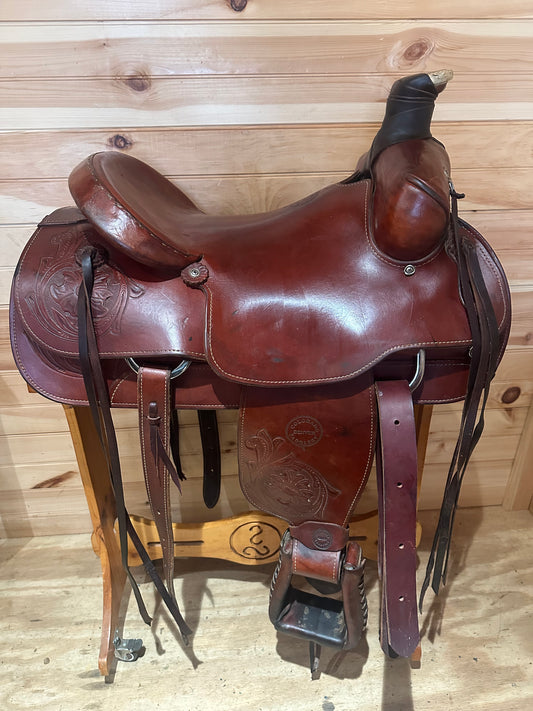 16” Colorado Saddlery Lost Canyon Roper Western Saddle Model 0-118