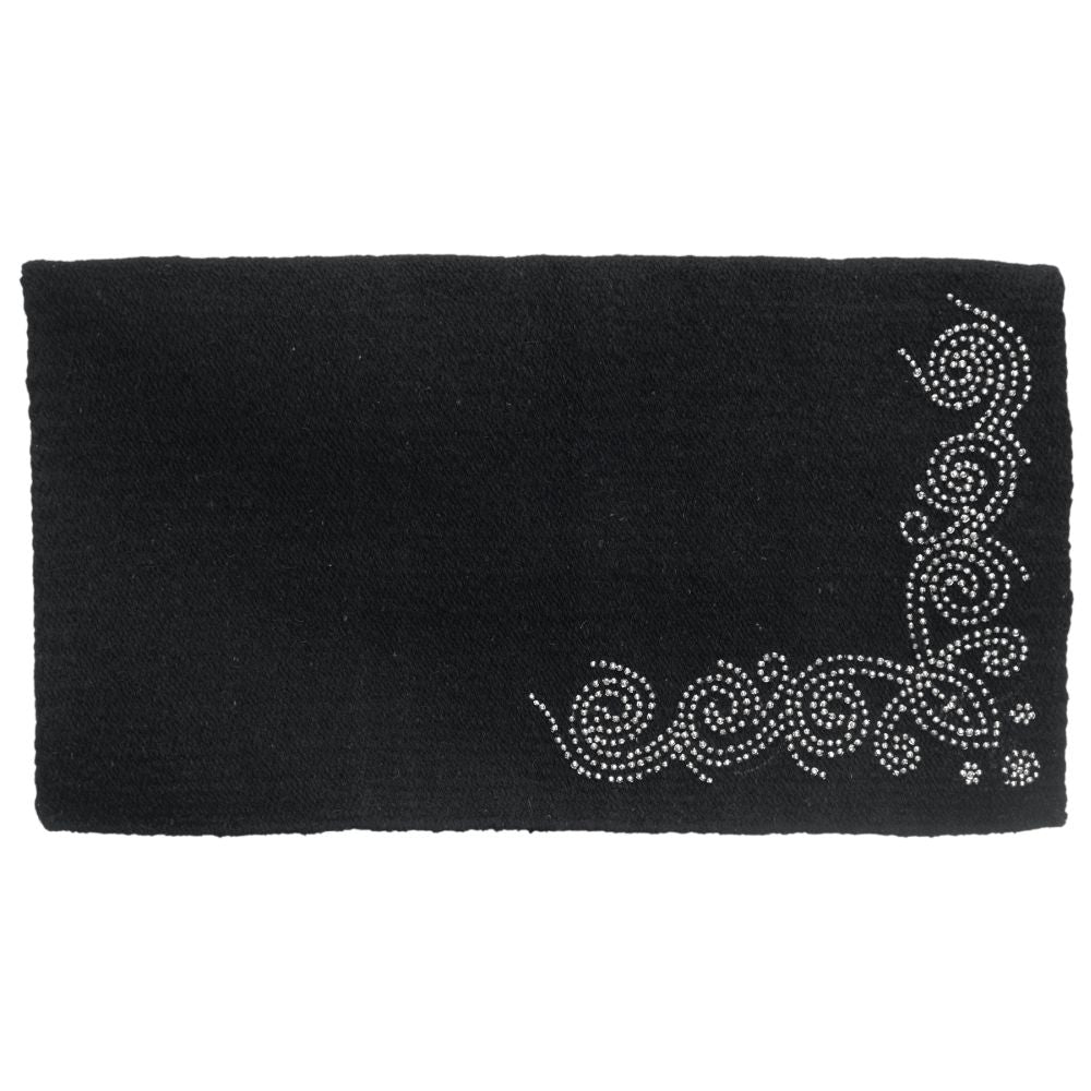 Tough1 Wool Blend Saddle Blanket with Designer Dots