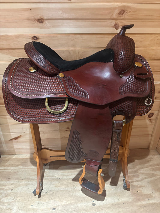 16” Tex Tan Hereford Reining Western Saddle Model 08-1283S6