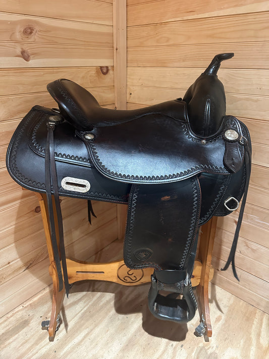 17” Tex Tan Hereford Tex-Flex Western Trail Saddle Model 08TF402B7