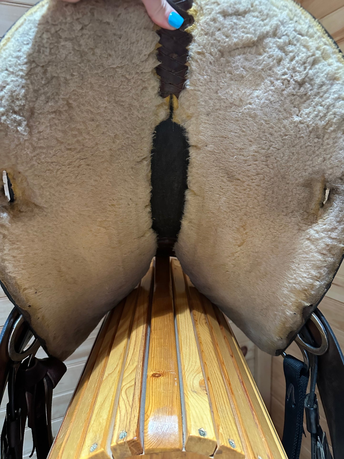 16” Big Horn Haflinger Western Trail Saddle Model 1579